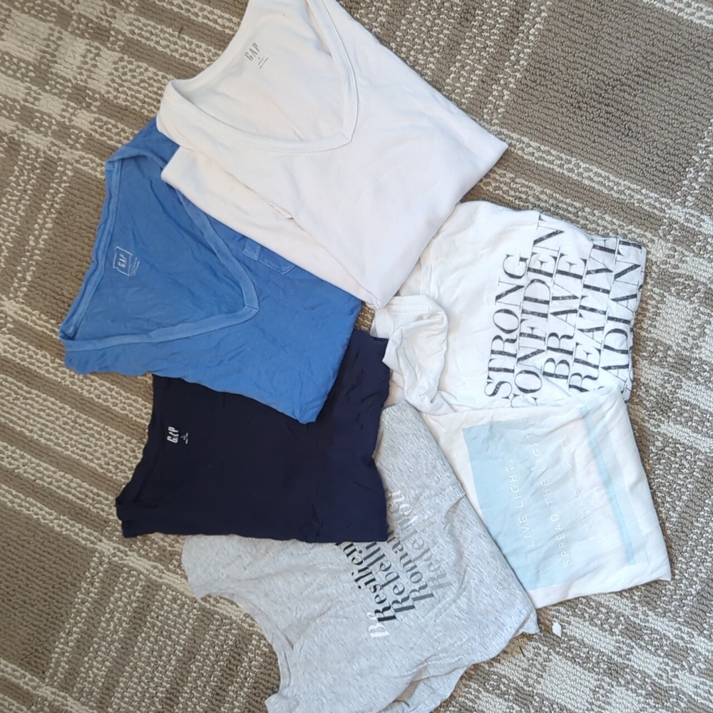 Bundle of six women's small tees